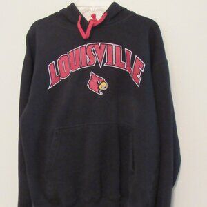 Cat Bird Seat Louisville Cardinals Hoodie Sweatshirt Red Black Mens Small
